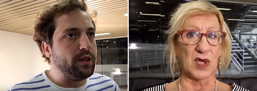 Laerte Coutinho e  Gregorio Duvivier questionam o pedido de prisão de Lula: "Está se armando um golpe, é um conto da carochinha do Moro", disse a cartunista; “Esse pedido de prisão é claramente político, seja uma vingança, seja uma vontade popular insuflada à vontade da mídia que se transformou em julgamento”, completou o colunista 