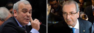 Presidente da Câmara dos Deputados, Eduardo Cunha (PMDB-RJ), apresentou recurso à Comissão de Constituição e Justiça (CCJ) contra a decisão do Conselho de Ética que aprovou a continuidade do processo de cassação do mandato dele por quebra de decoro; “Não há previsão de efeito suspensivo porque ele só cabe ao final do processo e [é] feito à CCJ. Além de não ter previsão regimental, não tem previsão no nosso Código de Ética, então, a gente aguarda [o desenrolar do processo]” disse Delgado. “Ao final do processo, ele [Cunha] pode recorrer à CCJ com um único efeito suspensivo”, disse o representante do PSB no colegiado, deputado Júlio Delgado (MG)