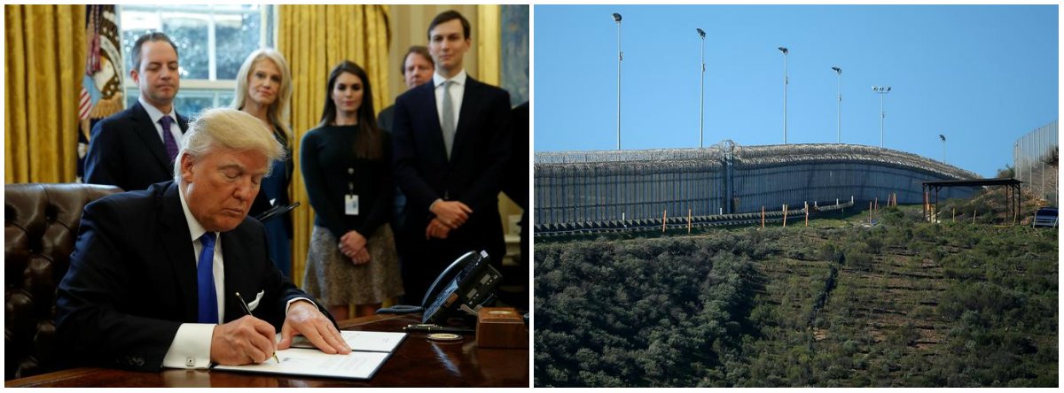 Desta vez, diferente da promessa de campanha de Donald Trump, o porta-voz da Casa Branca disse que o custo pela construção do muro sairá dos cofres americanos; segundo Sean Spicer, Trump negociará com o Congresso a verba para a construção do muro, mas "mais cedo ou mais tarde" o governo do México compensará esses gastos; "Falávamos disso desde o começo", disse o presidente dos EUA