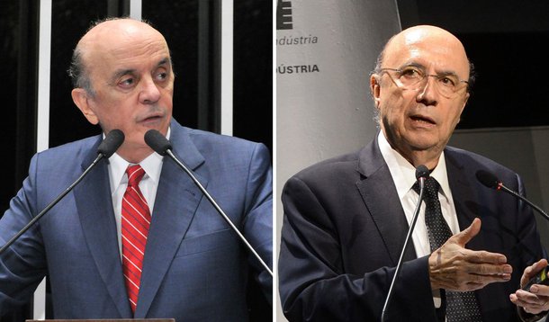 Senador tucano disse que Henrique Meirelles, principal cotado para assumir o ministério da Fazenda no lugar de Joaquim Levy, foi o pior presidente do Banco Central que o Brasil já teve; durante evento em São Paulo, José Serra criticou ainda as agências de classificação de rating e disse ainda ter "saudade do FMI", que contava com economistas mais qualificados e mais anticíclicos