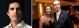 "Sua movimentação financeira é espantosa para uma jornalista que abandonou a carreira há mais de dez anos. Entre os gastos que já foram rastreados, aparecem repasses de US$ 841,7 mil (cerca de R$ 3,16 milhões) apenas para cobrir as despesas com dois cartões de crédito", diz Bernardo Mello Franco, sobre os gastos de Cláudia Cruz, esposa de Eduardo Cunha (PMDB-RJ); "Há exatos 52 dias, Cunha foi denunciado ao Supremo Tribunal Federal sob acusação de corrupção e lavagem de dinheiro. Só continua na cadeira até hoje graças à aliança com a oposição, que apostou nele para tentar derrubar a presidente Dilma Rousseff"