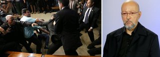 "Não era propriamente uma manifestação. Tratava-se de um atentado contra a lógica", criticou o jornalista do UOL, sobre o grupo que invadiu ontem o plenário da Câmara pedindo intervenção militar; para Josias de Souza, manifestantes deveriam ser condenados a "frequentar aulas de iniciação à civilidade"; "Talvez aprendessem a diferença entre democracia e ditadura. Na democracia, os insatisfeitos gritam insanidades dentro do prédio do Legislativo. Na ditadura, se perguntarem o que acham do Brasil, terão de responder, sem hesitação: 'Não posso me queixar'"