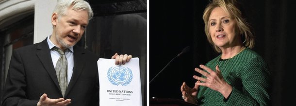 Fundador do WikiLeaks, Julian Assange, disse nesta terça-feira, 9, que é contra a candidatura de Hillary Clinton à Presidência dos Estados Unidos; segundo Assange, se Hillary chegar à Casa Branca, vai fomentar conflitos "que vão propagar o terrorismo"; ele disse que a guerra na Líbia "é o Iraque" de Clinton, que foi secretária de Estado entre 2009 e 2013; "A guerra de Hillary avivou o terrorismo, matou dezenas de milhares de civis inocentes e fez retroceder em centenas de anos os direitos das mulheres no Oriente Médio"