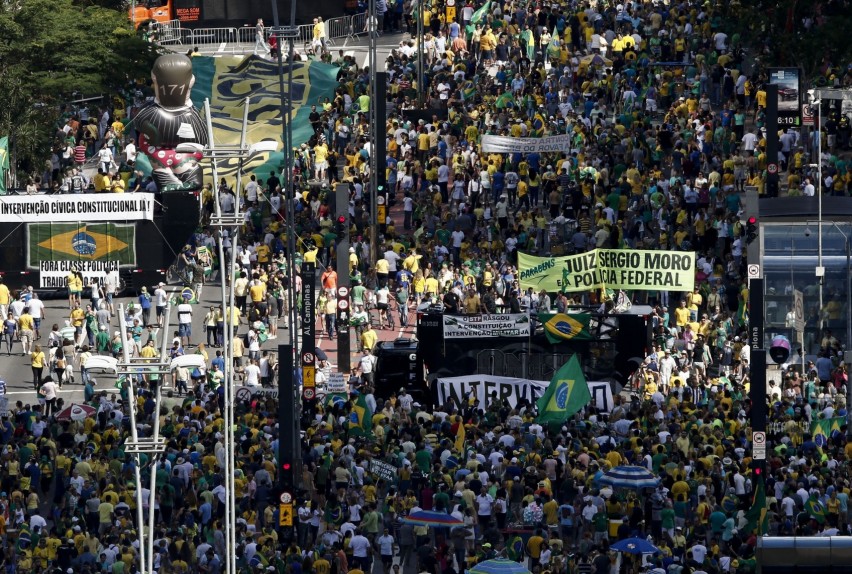 Manifestação em apoio à Lava Jato na Paulista