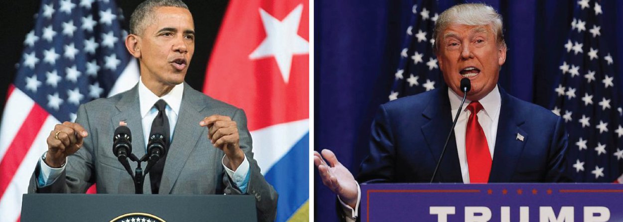 O presidente norte-americano, Barack Obama, fez uma adevertência a Donald Trump, único e provável candidato do Partido Republicano às eleições presidenciais, afirmando que a presidência dos Estados Unidos não é um programa de televisão; Obama também afirmou que o percurso de Trump precisa ser minuciosamente examinado; “Ele tem um longo percurso que precisa ser examinado. Penso que é importante analisarmos seriamente as declarações que [Trump] fez no passado”, disse o chefe de Estado norte-americano, que pertence ao Partido Democrata