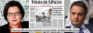 Jornalista Vera Guimarães Martins, ombudsman da Folha de S. Paulo, criticou neste domingo, 7, a falta de destaque do jornal à declaração do lobista Fernando Moura, de que o senador Aécio Neves, presidente do PSDB, recebia um terço do esquema de propinas montado em Furnas; "A citação ao tucano apareceu com maior ou menor destaque na capa dos grandes diários, mas não deu as caras na "Primeira Página" da Folha", criticou; Vera lembra que o senador tucano é o maior líder da oposição, "e nessa condição tem sido crítico contundente do governo petista a cada revelação trazida pelas investigações" e recomenda ao jornal dirigido por Otávio Frias Filho que "leve em conta as mudanças no país"