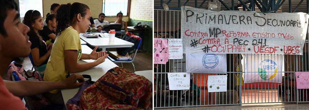 Medida provisória (MP) que trata da reforma do ensino médio, MP 746/2016, terá mais 60 dias para ser discutida no Congresso Nacional; com isso, o Congresso terá até meados de janeiro para votar a medida; presentada pelo presidente Michel Temer no dia 22 de setembro, a MP do ensino médio flexibiliza os currículos e amplia progressivamente a jornada escolar; estudantes que ocupam escolas, universidades e institutos federais em todo o país são contrários à MP e, junto com educadores, defendem um maior debate sobre o tema e criticam as mudanças por meio de medidas provisória