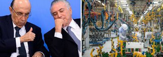 O Indicador de Formação Bruta de Capital Fixo, que mede os investimentos e foi divulgado nesta segunda-feira (9) pelo Instituto de Pesquisa Econômica Aplicada (Ipea), caiu 1,1% em novembro de 2016 na comparação com outubro; em relação a novembro de 2015 a queda foi maior: 11,4%; isso demonstra que, ao contrário do discurso oficial, nenhum empresário está investindo absolutamente nada no Brasil de Michel Temer e Henrique Meirelles, uma vez que o golpe derrubou o consumo, fez disparar o desemprego e deixou todos os parques industriais ociosos; a despeito do desastre econômico brasileiro, comparável ao de países em guerra, Meirelles diz que a confiança voltou
