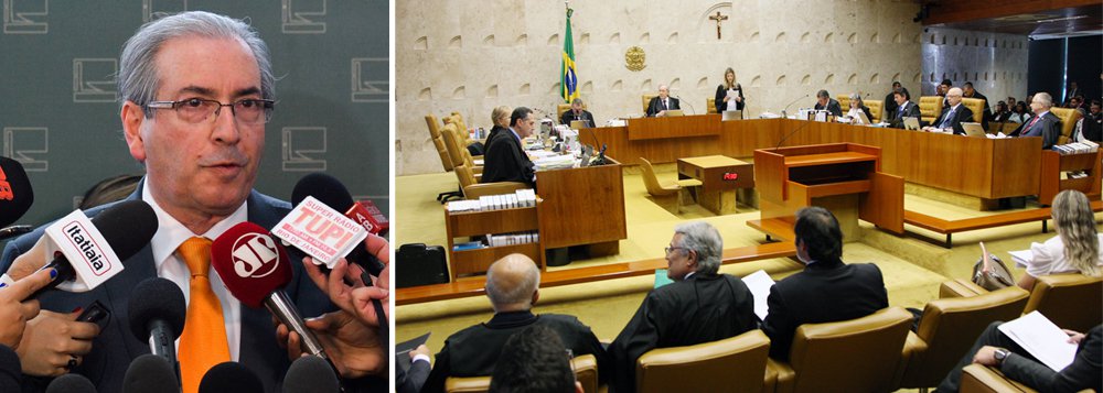 Presidente da Câmara dos Deputados, Eduardo Cunha (PMDB-RJ), havia anunciado a intenção de entrar nesta quarta-feira com o pedido no tribunal, que suspendeu liminarmente o rito definido por ele para a tramitação de um eventual processo de impeachment da presidente Dilma Rousseff; mas após solicitação de líderes da oposição, determinou maior prazo para a apresentação do recurso, sob o argumento de não “pecar por detalhes”: “Se for fazer uma coisa muito açodada no mesmo dia, você pode pecar por detalhes que podem fazer falta no fim”, disse