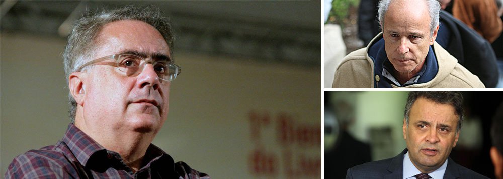 Jornalista Luís Nassif lembra que a Andrade Gutierrez, que agora diz ter pago propina na forma de doação oficial à campanha à reeleição da presidente Dilma Rousseff, sempre foi considerada a principal empreiteira do senador Aécio Neves (PSDB); "Quando enfrentou problemas de caixa, em Belo Monte, [Andread] fechou um negócio que praticamente liquidou com o caixa da Cemig", afirma; "No entanto, em sua delação premiada, em nenhum momento foi exigido dos executivos da Andrade nenhuma informação sobre Aécio", questiona Nassif, para quem a delação foi utilizada para manipular o jogo político