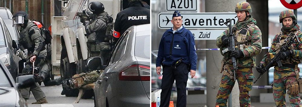 Uma nova operação antiterrorista de grande escala acontece nesta sexta (25) em Bruxelas, no bairro Schaerbeek; as unidades especiais da polícia federal entraram em uma casa nesse bairro e uma explosão foi ouvida no início da intervenção