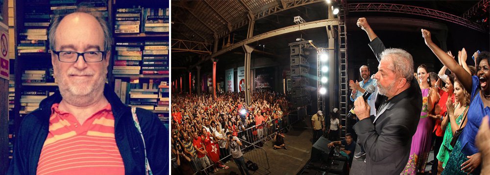 "Seu discurso ontem nos 36 anos do PT foi talvez o mais beligerante desde que ele ascendeu ao poder, cheio de dedos e de concessões para evitar que a plutocracia fizesse com ele o que fizera com Getúlio e Jango", escreve Paulo Nogueira, do Diário do Centro do Mundo; "A ironia", acrescenta o jornalista, "é que quanto mais Lula for agressivo tanto mais ele será atacado"