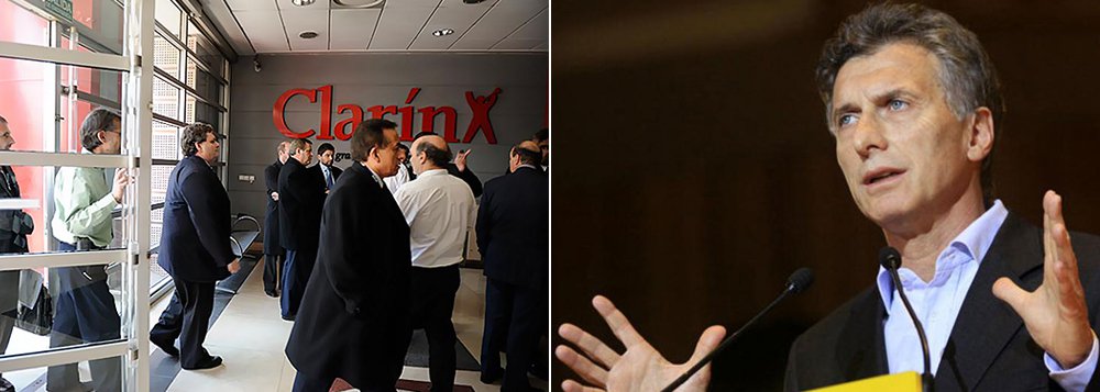 Segundo o novo ministro das Comunicações da Argentina, Oscar Aguad, o governo Macri vai rever a atual lei de meios de comunicação do país: "A norma foi criada para aniquilar meios de comunicação, como o Grupo Clarín e também outros com os que o governo não estava de acordo"; ele afirma que “os meios de comunicação vão competir livremente no mercado e os menores, com menos possibilidades, serão ajudados"