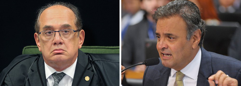 Jornalista do Tijolaço comenta a notícia de que o ministro Gilmar Mendes foi sorteado no STF para julgar o processo contra o senador Aécio Neves no caso Furnas; "Pau no Lula, para ele não poder ser ministro e desmontar a trama golpista? Gilmar Mendes, uma chance em dez. E para o Aécio, que até o pai tinha no Conselho de Furnas e com as várias citações que tem? Gilmar Mendes, uma chance em dez", compara; "Ainda bem que no Brasil a gente tem uma justiça acima de qualquer suspeita", ironiza