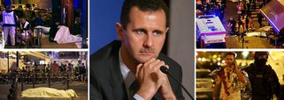 "As políticas equivocadas dos Estados ocidentais, particularmente a França, em relação aos eventos da região (do Oriente Médio), e o apoio de um número de seus aliados aos terroristas são razões que estão por trás da expansão do terrorismo", disse, neste sábado, o presidente sírio Bashar al-Assad; a França é um dos países que se juntaram aos Estados Unidos nos bombardeios aéreos à Síria, fomentando uma guerra civil que já deslocou 11 milhões de pessoas de suas casas; falando à nação, o presidente francês François Hollande definiu o ataque de ontem como um "ato de guerra" e prometeu reação "implacável"