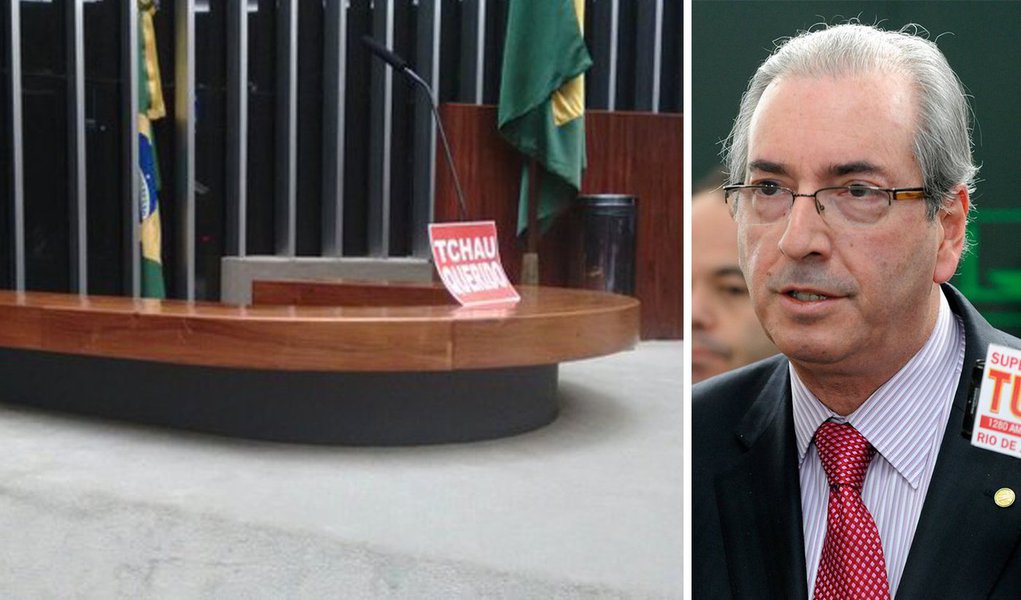 "Mentor dessa fraude grosseira chamada impeachment, mentor das pautas-bomba e de todas as iniciativas contra o país geradas na Câmara dos Deputados, criador do movimento "Tchau, querida" e do circo de horrores na votação do último dia 17, Eduardo Cunha se despede melancolicamente da presidência da Câmara depois de se exceder em shows de arrogância", escreve Alex Solnik; colunista do 247 lembra que agora "haverá até mesmo espaço para se questionar o prosseguimento do processo de impeachment, já que ele foi deflagrado pelo mesmo Eduardo Cunha que foi confirmado como "delinquente" pelo ministro Teori Zavascki"