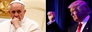 Papa Francisco se recusou a fazer um julgamento pessoal sobre o presidente eleito dos Estados Unidos, Donald Trump, afirmando que está interessado apenas no impacto das escolhas dos políticos sobre os pobres; "Não faço julgamentos sobre pessoas e homens políticos, quero apenas entender que sofrimento o comportamento deles causa aos pobres e aos excluídos", disse Francisco
