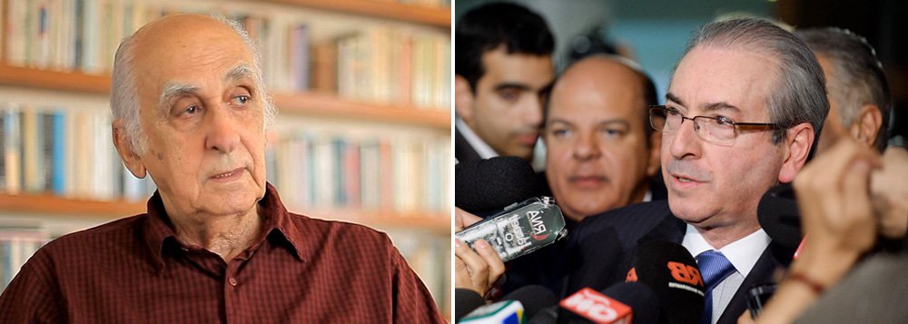 Colunista Zuenir Ventura cobra punição a Eduardo Cunha: ‘Por incrível que pareça, há peemedebistas trabalhando para que, como gratidão ao empenho dele em conseguir votos pró-impeachment, haja um acordo para anistia-lo, livrando-o da cassação. O Brasil está sendo passado a limpo, mas isso de fato só acontecerá inteiramente quando Eduardo Cunha, o hábil manobrista, o minucioso conhecedor dos desvãos da Câmara, o imperturbável, o “gênio do mal” for punido por ser também o mais notório ficha-suja do país’