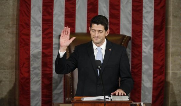 Deputado Paul Ryan foi eleito nesta quinta-feira, substituindo o também republicano John Boehner após uma revolta de parlamentares conservadores que levou à saída do ex-presidente