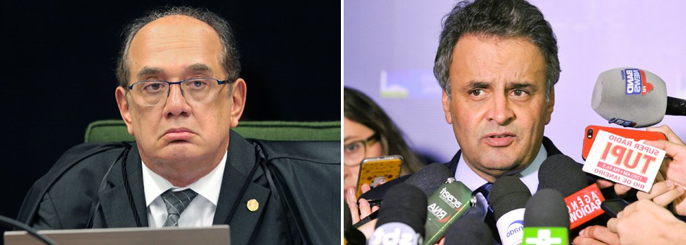 Ministro Gilmar Mendes, do Supremo Tribunal Federal (STF) determinou na noite de ontem a abertura de inquérito contra o senador Aécio Neves (PSDB-MG), requerida pelo procurador-geral da República, Rodrigo Janot, sobre suspeitas de propina em Furnas; texto publicado no site do STF diz ainda que foi determinado o desarquivamento de outra ação que citava o senador; de acordo com manifestação de Janot enviada à Corte, além das acusações contra o senador feitas pelo doleiro Alberto Yousseff em delação premiada, surgiram “fatos novos” a partir da delação do senador cassado Delcídio do Amaral, ex-líder do governo no Senado Federal; o ministro Dias Toffoli também aceitou abertura de inquérito contra Eduardo Cunha (PMDB), presidente afastado da Câmara dos Deputados