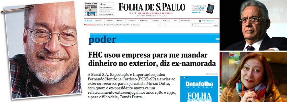 Jornalista Paulo Nogueira, do Diário do Centro do Mundo, destaca que o caso Mirian "só se tornou amplamente conhecido por causa da internet"; "A imprensa – que sempre soube de tudo – corre agora para falar de um assunto em que ela teve um papel vital. Até o Globo, que manteve Mírian na folha de pagamentos por anos em troca do seu silêncio, está correndo atrás da história depois que ela viralizou nas redes sociais"