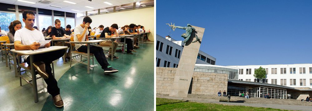Já são 18 as universidades portuguesas que aceitam as notas do Exame Nacional do Ensino Médio (Enem) como forma de seleção de estudantes brasileiros para graduação; notas do Enem servem, em Portugal, para classificar os alunos brasileiros para concorrer às vagas destinadas aos estudantes internacionais