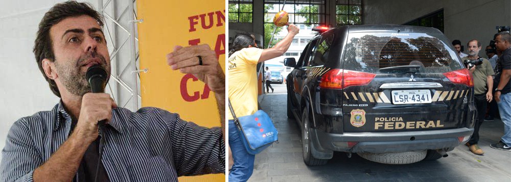 Deputado estadual e candidato derrotado à prefeitura do Rio de Janeiro, Marcelo Freixo (PSOL) disse, por meio de um vídeo publicado em sua página pessoal no Facebook, que a crise financeira pela qual passa o Estado está ligada à "gestão corrupta" do PMDB, "Essa crise econômica é fruto da péssima gestão, da gestão corrupta, quadrilheira de Sérgio Cabral e sua turma. Eles faliram o Rio de Janeiro com a sua maneira de governar, com empréstimos irresponsáveis e com corrupção", dispara o parlamentar no vídeo; Cabral foi preso nesta quinta-feira (17) pela Polícia Federal pela suspeita de ter recebido cerca de R$ 40 milhões em propinas de um cartel de empreiteiras