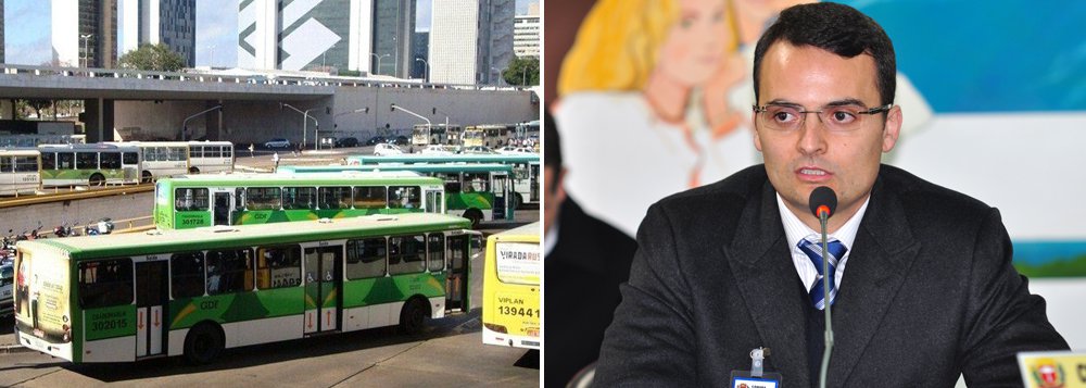 A 1ª Vara da Fazenda Pública do Distrito Federal anulou a licitação do transporte público em Brasília devido a irregularidades na licitação ocorrido a partir de 2011, na gestão Agnelo Queiroz, e deu 180 dias para que o governo contrate novas empresas; de acordo com o juiz Lizandro Gomes Filho, o advogado Sacha Reck (à dir., na foto), que fez parte da comissão de licitação, atuou "ilicitamente na gestão e consultoria" do processo; segundo o MP, as empresas faturariam R$ 10 bilhões em dez anos, prazo da concessão, que pode ser renovada por igual período