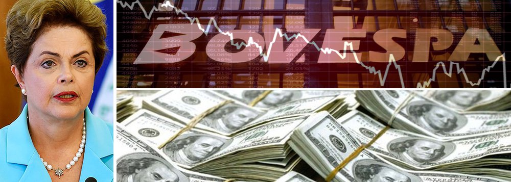 Investidores temem piora do quadro fiscal e já trabalham com a hipótese de o Brasil vir a ser rebaixado pelas agências internacionais de risco após a desistência do governo da presidente Dilma Rousseff de criar uma contribuição nos moldes da CMPF, que daria uma arrecadação líquida de R$ 68 bilhões; sem o tributo, o governo decidiu enviar ao Congresso, pela primeira vez, uma proposta de Lei Orçamentária com previsão de déficit em 2016; à espera do orçamento, o dólar abriu em alta nesta segunda-feira, batendo R$ 3,68; Ibovespa também abriu o pregão em forte queda: às 10h43, registrava perdas de 2,97%