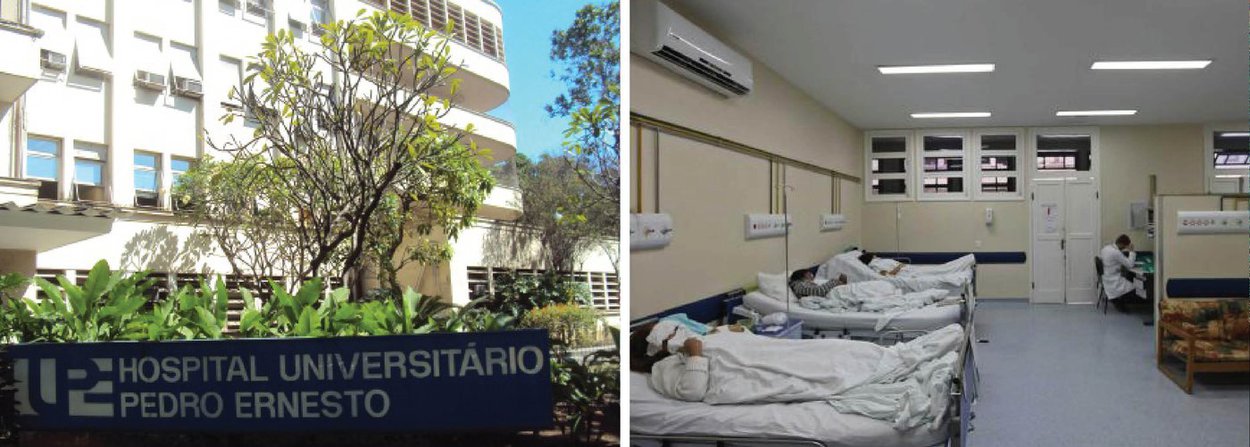 O Hospital Universitário Pedro Ernesto, vinculado à Universidade do Estado do Rio de Janeiro (Uerj), suspendeu as cirurgias marcadas para esta semana depois de um alagamento que atingiu o centro cirúrgico da unidade, informou a assessoria de imprensa da unidade de saúde; apenas procedimentos de urgência em pacientes já internados estão sendo feitos; com a forte chuva que atingiu a cidade do Rio, surgiram goteiras no centro cirúrgico, que havia sido entregue há apenas dois meses depois de anos de obras
