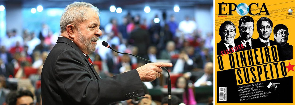 Nota publicada neste sábado pelo Instituto Lula desmoraliza mais uma capa da revista Época, do grupo Globo, contra o ex-presidente, feita a partir da quebra do sigilo bancário do ex-presidente Lula; "A revista não tem interesse em entender ou reportar os fatos de forma fiel, quer apenas construir ilações. Não tem o que se chama de jornalistas investigativos: são apenas redatores sensacionalistas, operando documentos vazados ilegalmente", diz a nota; "Sobre a patética campanha de parte da imprensa tradicional e familiar brasileira contra Lula e sua família, que só esse mês rendeu 5 capas ofensivas de revistas semanais contra ele, o ex-presidente, com tranquilidade, declarou na última quinta-feira em Brasília: vou sobreviver”; confira a íntegra 