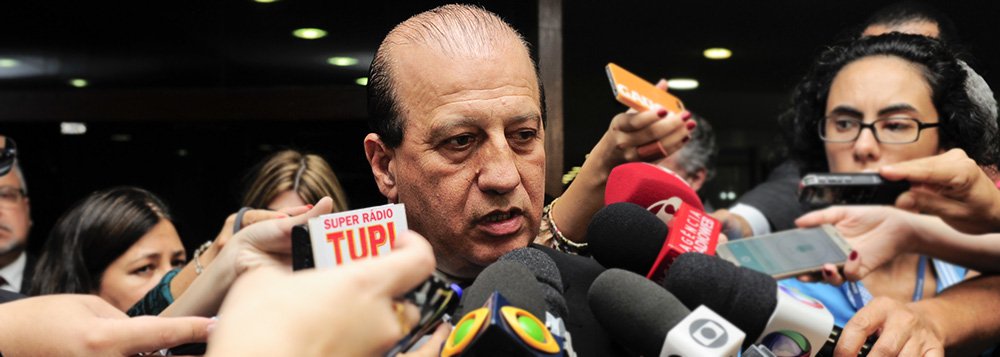 Ministro do Tribunal de Contas da União (TCU), Augusto Nardes, concede entrevista. Foto: Jonas Pereira/Agência Senado