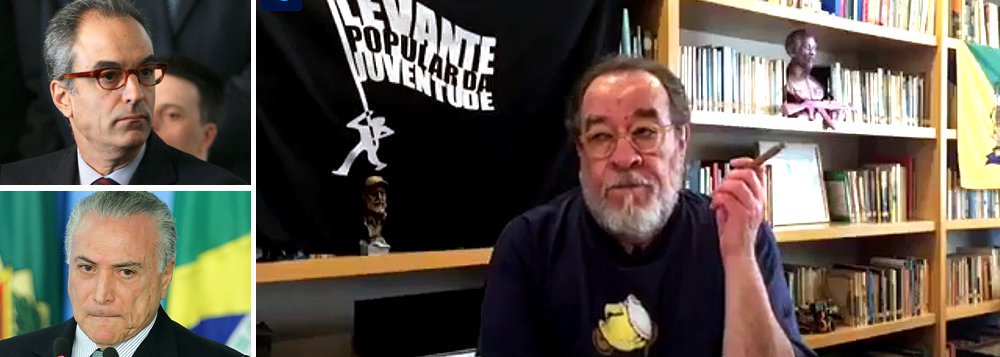 Em entrevista exclusiva ao 247, o escritor Fernando Morais afirma que o Brasil hoje é governado pela família Marinho e pela Globo, que, segundo ele, "são inimigas do Brasil e dos brasileiros – e assim devem ser tratadas"; Morais diz que a Globo dá ordens a Michel Temer, a quem chama de "postiço", e diz que ele, embora obedeça prontamente aos Marinho, não se segura até 2018; Morais afirma ainda que o PT paga o preço de ter criado corvos que hoje comem seus olhos; assista