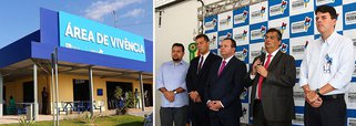 O governador Flávio Dino entregou a área de vivência do Terminal da Ponta da Espera, que deverá oferecer mais conforto aos usuários dos serviços de ferryboats; o chefe do executivo também anunciou um investimento de R$ 13 milhões com a finalidade de reconstruir o porto do Cujupe "para que haja uma estação de passageiros adequada, a altura do que os moradores da baixada maranhense e de outras regiões do estado que usam o ferry possam usufruir"