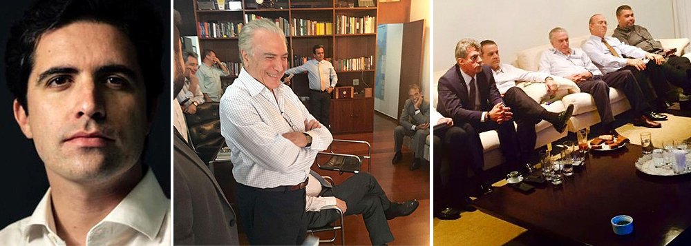 ‘Dilma não ousou se comparar a Tiradentes, mas disse ontem que foi vítima de uma conjuração chefiada por Michel Temer, seu companheiro de chapa em duas eleições. Suas palavras podem causar danos à imagem de Temer, que tenta se apresentar à opinião pública como um político confiável. Sua foto aos risos no domingo, diante de uma TV que transmitia a votação do impeachment, não deve ajudá-lo a passar a impressão desejada’, ressalta o colunista Bernardo Mello Franco 