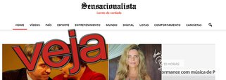 Site Sensacionalista vai integrar as páginas impressas e da internet da Revista Veja. A parceria com o site de humor que produz notícias falsas e irônicas começa a valer a partir do próximo dia 4; segundo a Editora Abril , responsável pela Veja, a decisão visa colocar humor e irreverência nas colunas da revista semanal