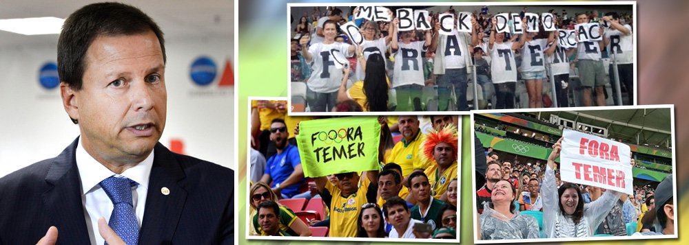 "A proibição de manifestações políticas dentro das arenas dos Jogos Olímpicos do Rio, determinada pelo COI para ser gentil com o governo interino de Michel Temer, é um atentando à Constituição", protesta a colunista do 247 Tereza Cruvinel, lembrando que "a proibição só se justificaria se os protestos fossem ruidosos, ao ponto de atrapalhar as competições desportivas. Mas sendo silenciosos e baseados na exibição de cartazes, é violação de direitos"; no entanto, destaca a jornalista, "nossa outrora zelosa" Ordem dos Advogados do Brasil, presidida por Cláudio Lamachia, não moveu até agora uma palha contra este esbulho de direitos por uma organização internacional"