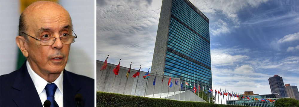 Brasil possui uma dívida da ordem de US$ 424,9 milhões (cerca de R$ 1,4 bilhão) com a Organização das Nações Unidas (ONU); dívida brasileira fica atrás apenas dos US$ 3,5 bilhões devidos pelos Estados Unidos e se refere a ações como o orçamento regular da ONU, o financiamento de tribunais internacionais e a realização de operações de paz; quando assumiu o Ministério das Relações Exteriores em abril, o chanceler José Serra anunciou que a dívida  somava cerca de US$ 380 milhões e que iria trabalhar para honrar os compromissos; pagamentos, porém, não foram efetuados e o valo cresceu; revelação da dívida acontece às vésperas de Michel Temer discursar na ONU