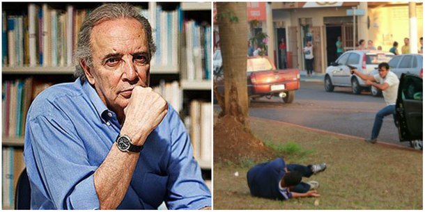 "Certo é que o aumento da violência relacionada com as eleições coincide com a exaltação propagada pelo país todo. Mais até, sua elevação em número e em vítimas acompanha o processo iniciado na raivosa campanha de 2014 e, visto o resultado das urnas, sempre mais extremado e irado no decorrer dos dois anos até aqui", escreve o jornalista, sobre os atentados que têm ocorrido durante a campanha em várias cidades, como na Baixada Fluminense, no Rio, e em Itumbiara, onde um candidato a prefeito morreu e o vice-governador de Goiás foi baleado