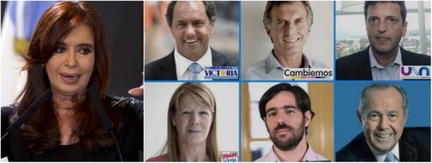  Os argentinos vão às urnas neste domingo (25) para eleger o sucessor da presidenta Cristina Kirchner, que conclui o segundo mandato em dezembro; cerca de 32 milhões de eleitores estão aptos a escolher o novo ocupante do cargo que, nos últimos 12 anos, foi ocupado por um Kirchner – primeiro, Néstor (2003-2007), depois por sua mulher, Cristina, reeleita em 2011, um ano após a morte do marido; o processo para escolher os postulantes à sucessão de Cristina começou com as prévias nacionais no dia 9 de agosto, quando os eleitores definiram os candidatos de cada aliança partidária à corrida presidencial; caso seja necessário, o segundo turno será disputado no dia 22 de novembro; o favorito é o governista Daniel Scioli