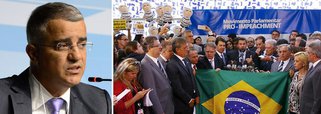 "A oposição e os movimentos anti-Dilma cometem um erro político. Pegam leve com Cunha, contra quem há fartas acusações com provas documentais da Suíça. E insistem num impeachment da presidente com base num parecer que nem foi aprovado pelo TCU e numa recomendação de rejeição de contas do ano passado que não foi apreciada pelo Congresso", aponta o jornalista Kennedy Alencar; entrega do novo pedido, que seria feita hoje, foi adiada para amanhã
