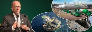 Petrobras prevê investir US$ 74,1 bilhões entre 2017 e 2021, uma queda de 25% em relação ao Plano de Negócios e Gestão 2015-2019, informou a estatal em comunicado ao mercado nesta terça-feira 20; redução dos aportes é ainda maior quando comparada com o plano de negócios da estatal em 2014, de US$ 220,6 bilhões em cinco anos; além da queda nos investimentos, o presidente da Petrobras, Pedro Parente, pediu autorização à Agência Nacional do Petróleo (ANP) para que a empresa importe plataformas de produção do petróleo, ferindo a lei que estabelece um percentual mínimo de conteúdo nacional; decisão acontece depois da venda de uma área do pré-sal e da principal rede de dutos da empresa
