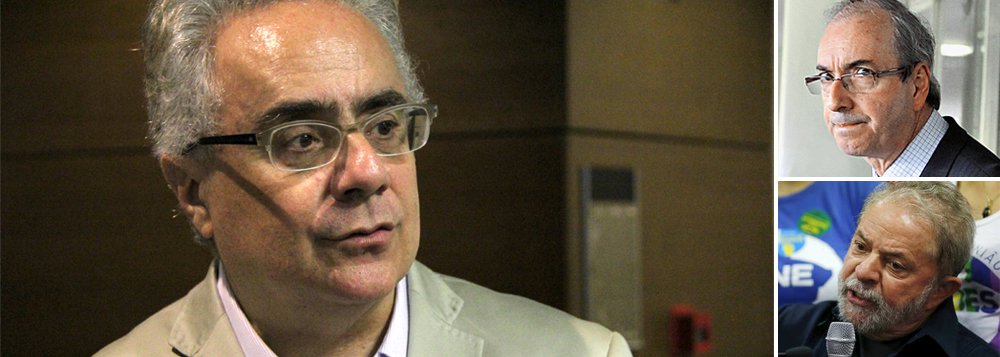 "Cunha está no seu limite, cercado por todos os lados, sem espaço para manobra no STF, acuado na Comissão de Ética da Câmara, sendo submetido a uma pressão sem paralelo, diuturna, na qual não pode cometer nenhum erro. O fato capaz de desmontá-lo emocionalmente provavelmente será a detenção ou convocação coercitiva de sua esposa, deixando-a a mercê dos trogloditas de Curitiba", diz Luis Nassif; segundo ele, paralelamente, ganhará nova intensidade a ofensiva sobre Lula: "Desde o início, o objetivo final da Lava Jato é condenar Lula ou, no mínimo, inabilitá-lo para eleições futuras"
