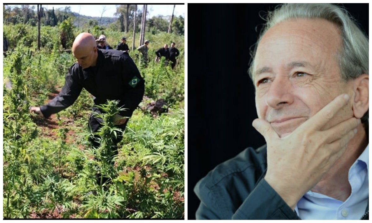 O colunista Mario Sergio Conti avalia que Alexandre de Moraes não é um ministro da Justiça à altura do cargo, mas apenas um marqueteiro inspirado em Bruce Wyllys; "Desde que Alexandre de Moraes posou para um vídeo ceifando pés de maconha com uma peixeira, se sabe que ele é um ator despudorado. Vestido de preto da careca às botas, brandindo o facão para lá e para cá, o titular do ministério mais antigo, o da Justiça, criado antes da Independência, virou um astro da política da noite para o dia", diz ele; "o recado foi dado: Alexandrão está de peixeira em punho, não mexam com ele"