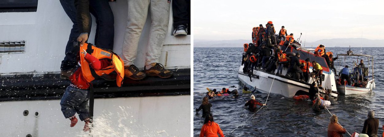 Pelo menos 22 migrantes morreram afogados na madrugada desta sexta-feira, 30, perto das ilhas gregas de Kalymnos e Rodas, em dois novos naufrágios de embarcações procedentes da Turquia. As informações foram divulgadas pela polícia portuária da Grécia; entre os mortos estão 13 crianças; primeiro-ministro da Grécia, Alexis Tsipras, disse nesta sexta-feira que sente vergonha de ser membro de uma União Europeia que ele disse estar passando adiante a responsabilidade pela crise imigratória e derramando lágrimas hipócritas pelas crianças que morreram afogadas tentando entrar no bloco