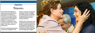 Em editorial publicado nesta sexta-feira, o jornal O Globo demonstra irritação com pessoas e movimentos que têm se manifestado em defesa da democracia nos últimos dias – o que inclui até artistas da própria Globo; jornal da família Marinho diz que todos são "sustentados com dinheiro público" e que Dilma é "incensada por quem já a apoia incondicionalmente", numa espécie de "terapia psicológica"; ontem, a atriz Letícia Sabatella, que atua em produções da Globo, deu uma aula de democracia ao dizer que é opositora do governo Dilma, mas que estava no Palácio do Planalto para defender um bem maior: a liberdade e a soberania popular; incapaz de atrair corações e mentes para o golpe de 2016, Globo demonstra irritação