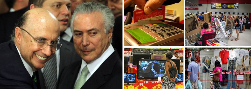 Recessão da economia levada ao extremo pelas medidas econômicas de Michel Temer e do ministro da Fazenda, Henrique Meirelles, fez com que 2016 terminasse com 58,3 milhões de brasileiros com o nome sujo junto aos órgãos de proteção ao crédito, segundo dados da SPC Brasil e da CNDL; número corresponde a um em cada três consumidores; no ano passado, 700 mil pessoas foram incluídas no cadastro de negativados; recessão derrubou as vendas do comércio varejista em 6,6% em 2016, pior resultado desde os anos 2000, pressionadas por um ambiente de juros elevados e desemprego que alcança 12,1 milhões de brasileiros