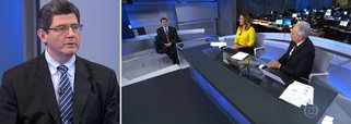 Ministro da Fazenda, Joaquim Levy, disse que todos devem 'tomar as responsabilidades' diante da decisão da agência de classificação de risco Standard &amp; Poors de anunciar a perda do grau de investimento para a economia brasileira: "A gente tem dado um diagnóstico transparente, verdadeiro e agora as pessoas têm que tomar essas responsabilidades em todos os níveis. O governo vai, deve cortar gastos, sim. Mais do que já cortou em outros casos"; em entrevista ao Jornal da Globo, ele reafirmou a necessidade de garantir o esforço fiscal para o Orçamento de 2016: "Nós queremos equilíbrio fiscal. A gente quer atingir a meta que é necessária para trazer tranquilidade para a economia brasileira"; "Agora, todo mundo vai ter que estar envolvido nisso e é um desafio para cada um de nós", reforçou