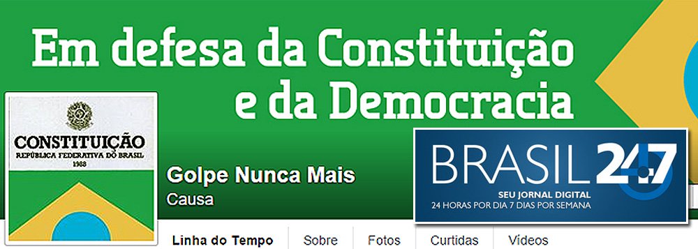Página no Facebook foi lançada neste domingo, no Palácio dos Leões, numa iniciativa liderada pelo governador Flávio Dino e pelo presidenciável Ciro Gomes; 247 considera a ação uma das mais importantes iniciativas em defesa da democracia e da legalidade; em razão disso, convida seus leitores a se engajarem nesse movimento