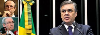 Racha da oposição sobre o que fazer com Eduardo Cunha (PMDB-RJ), beneficiário de contas secretas por onde passaram pelo menos R$ 23 milhões nos últimos anos, atinge também seus blogueiros; "É claro que Cássio, que tem a responsabilidade de ser um quadro da oposição, além de ter suas convicções, está exagerando. Até porque política não é um exercício solitário. Venham cá: por que a oposição partiria com tudo para a jugular de Cunha?", diz ele; Cunha Lima afirmou que a oposição não pode ser cínica nem ter uma ética seletiva